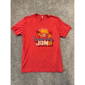 QT QuikTrip T-Shirt Mens Large Red Summer Jam 2022 Graphic For Kids Charity Tee